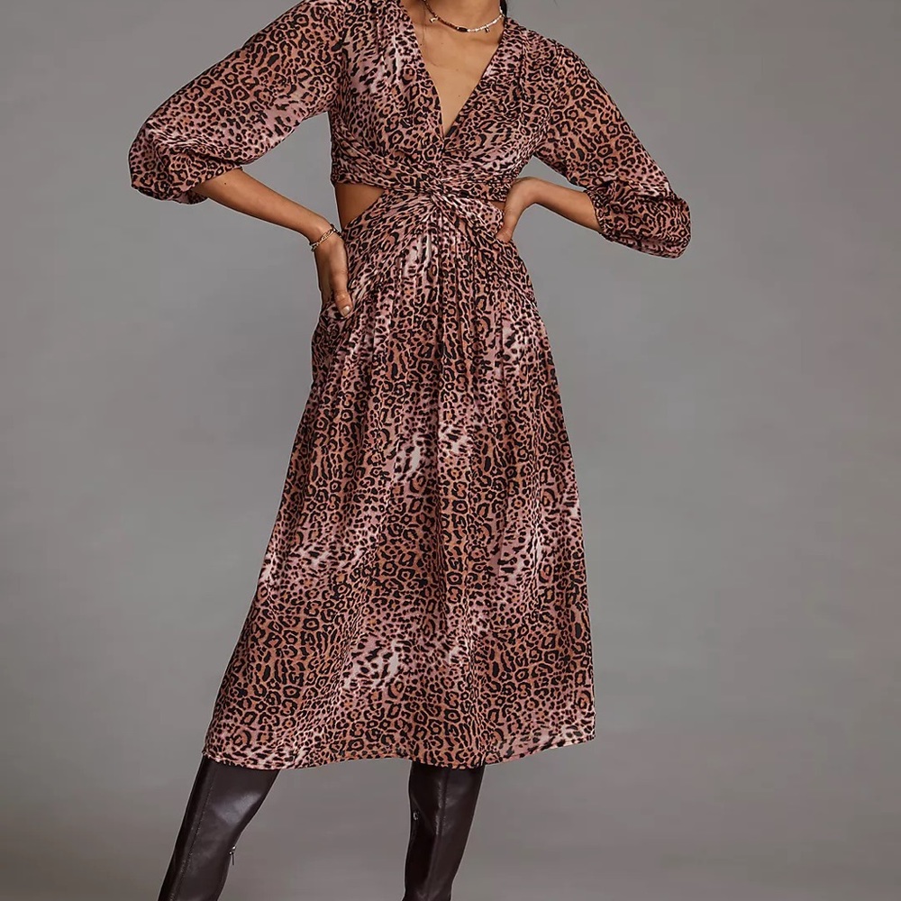 Anthropologie Cut out Dress